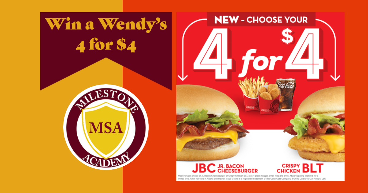 Wendy's 4 for $4