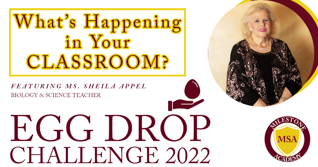 Egg Drop Challenge with Ms. Sheila Appel June 2022